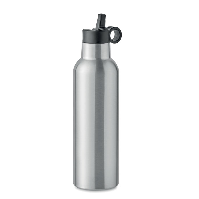 Bouteille publicitaire inox recyclé 700 ml BOALI silver mate